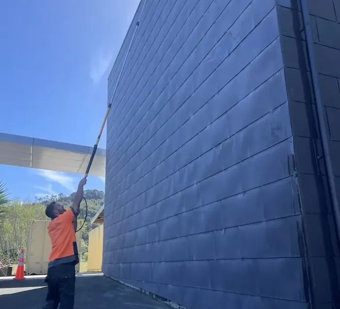 Exterior pressure-washing work from Altitude's maintenance portfolio